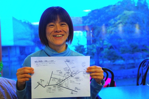 鎌倉の裏通りを手書き地図で 手作りくつ工房の手作りインフォメーション 手書き地図推進委員会